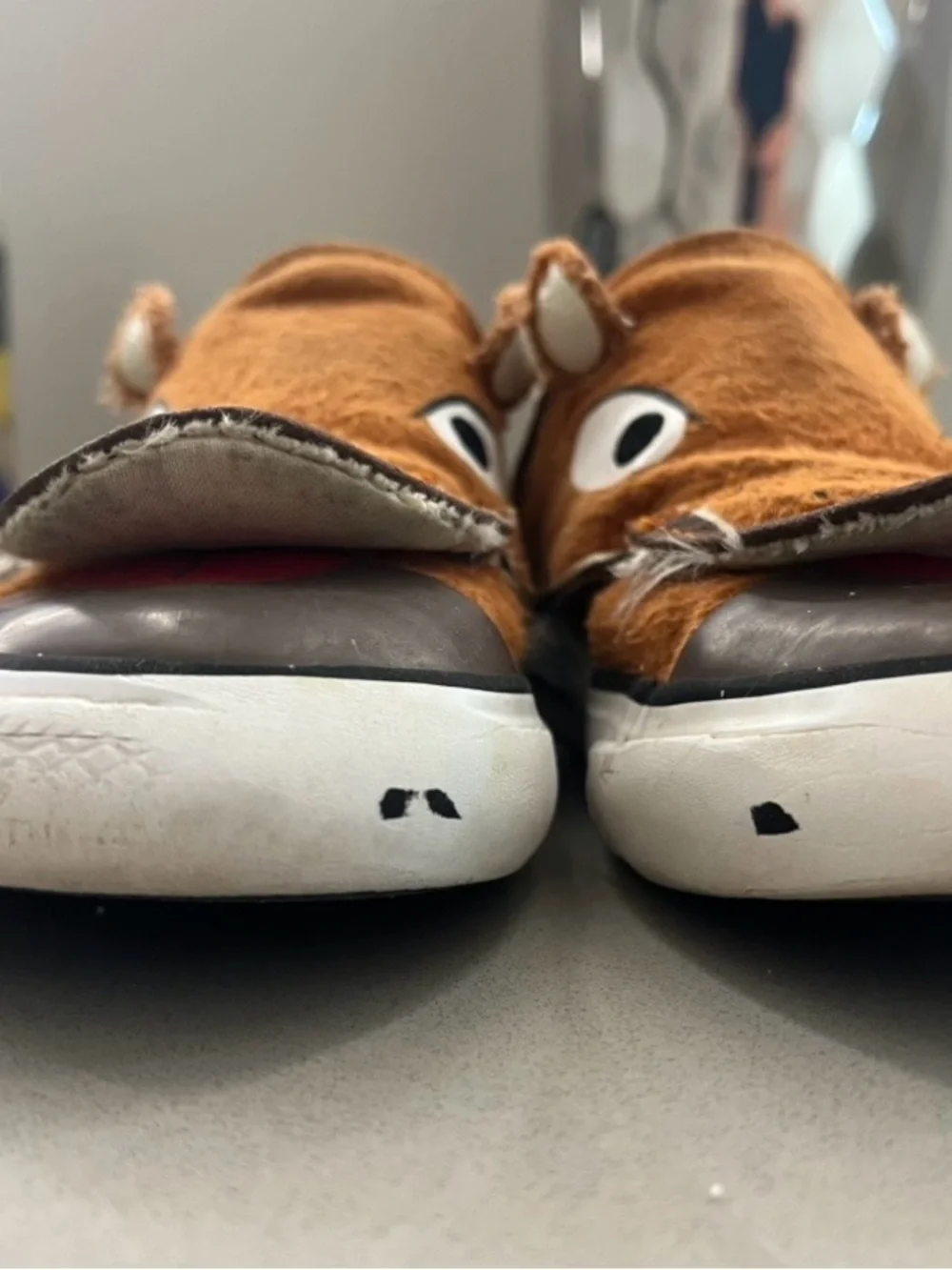 Converse Toddler Brown Fox Slip-On/Velcro Sneakers